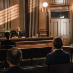 Court room and judge